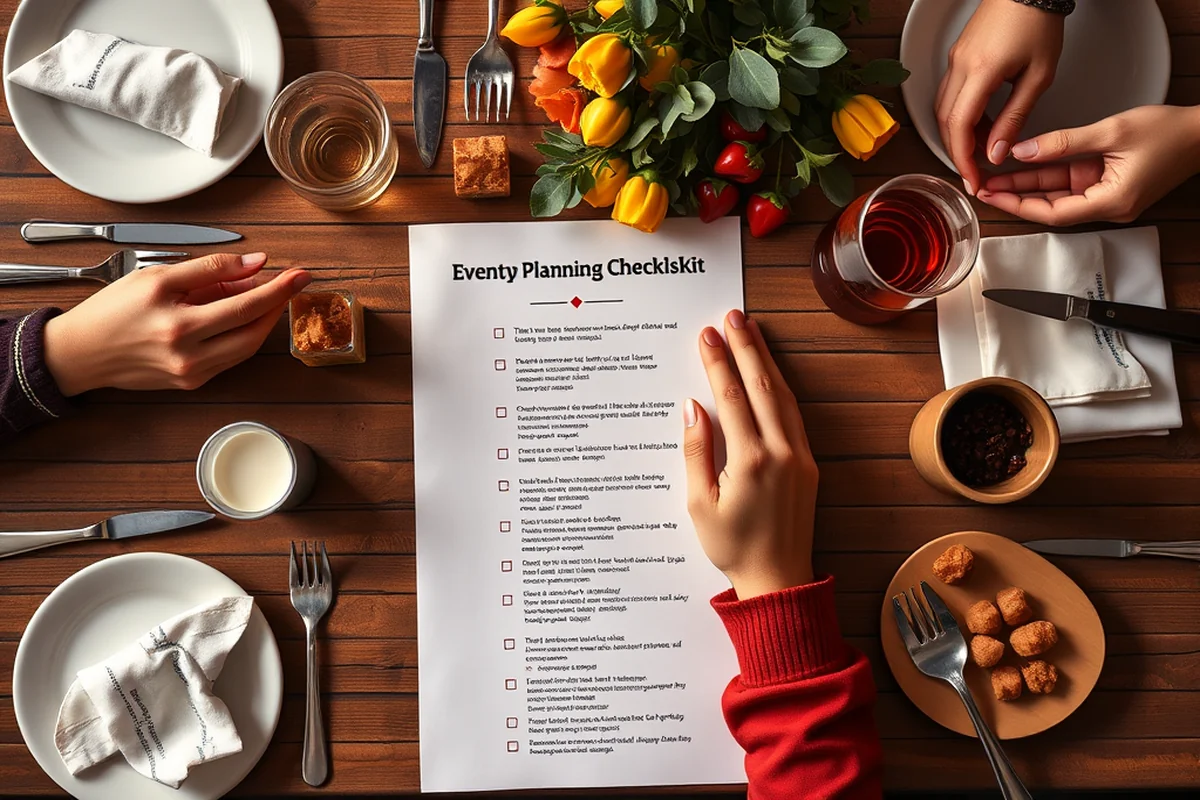 corporate dinner event planning checklist — Corporate Dinner Event Planning Checklist (the finished result)